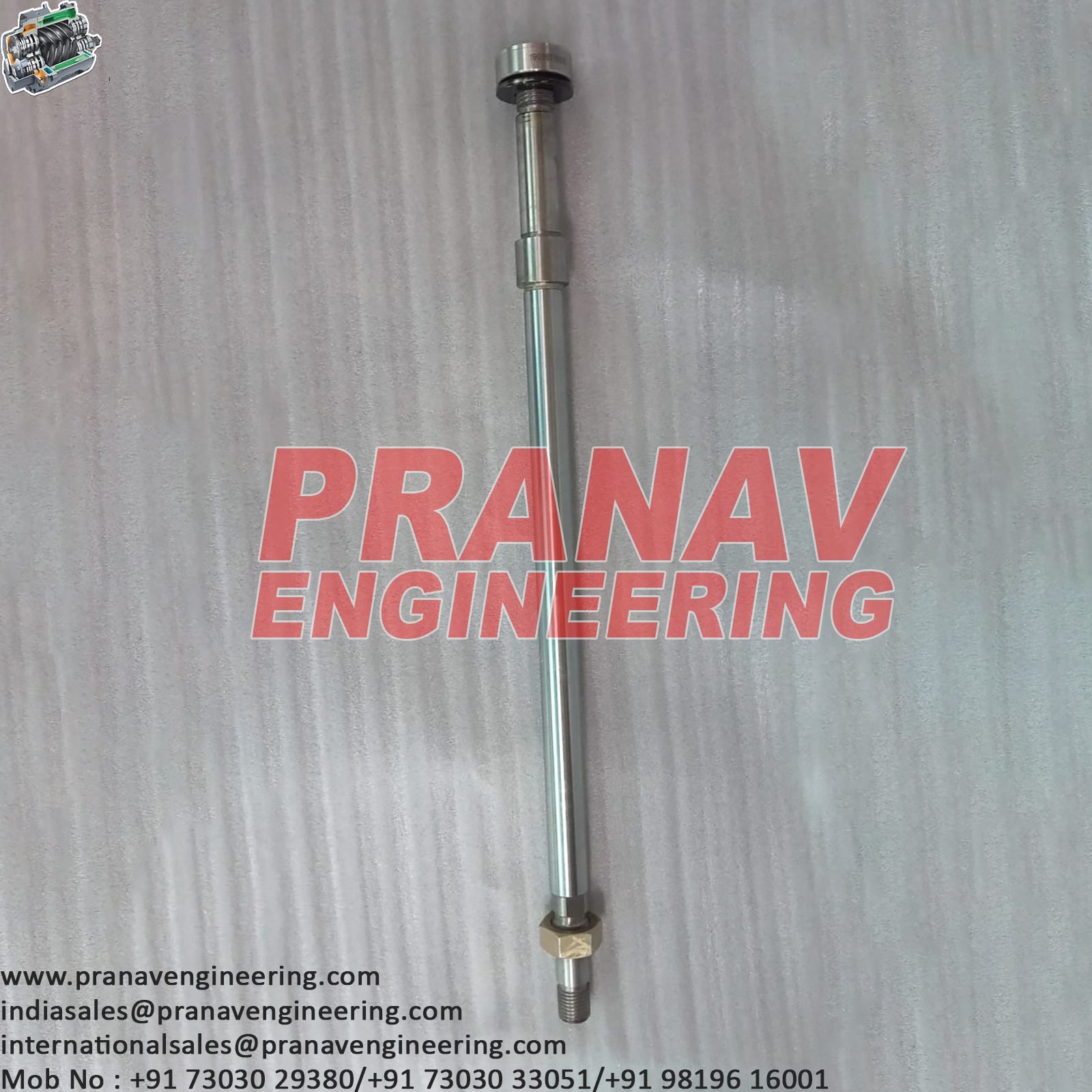PISTON ROD WITH NUT-1901002591