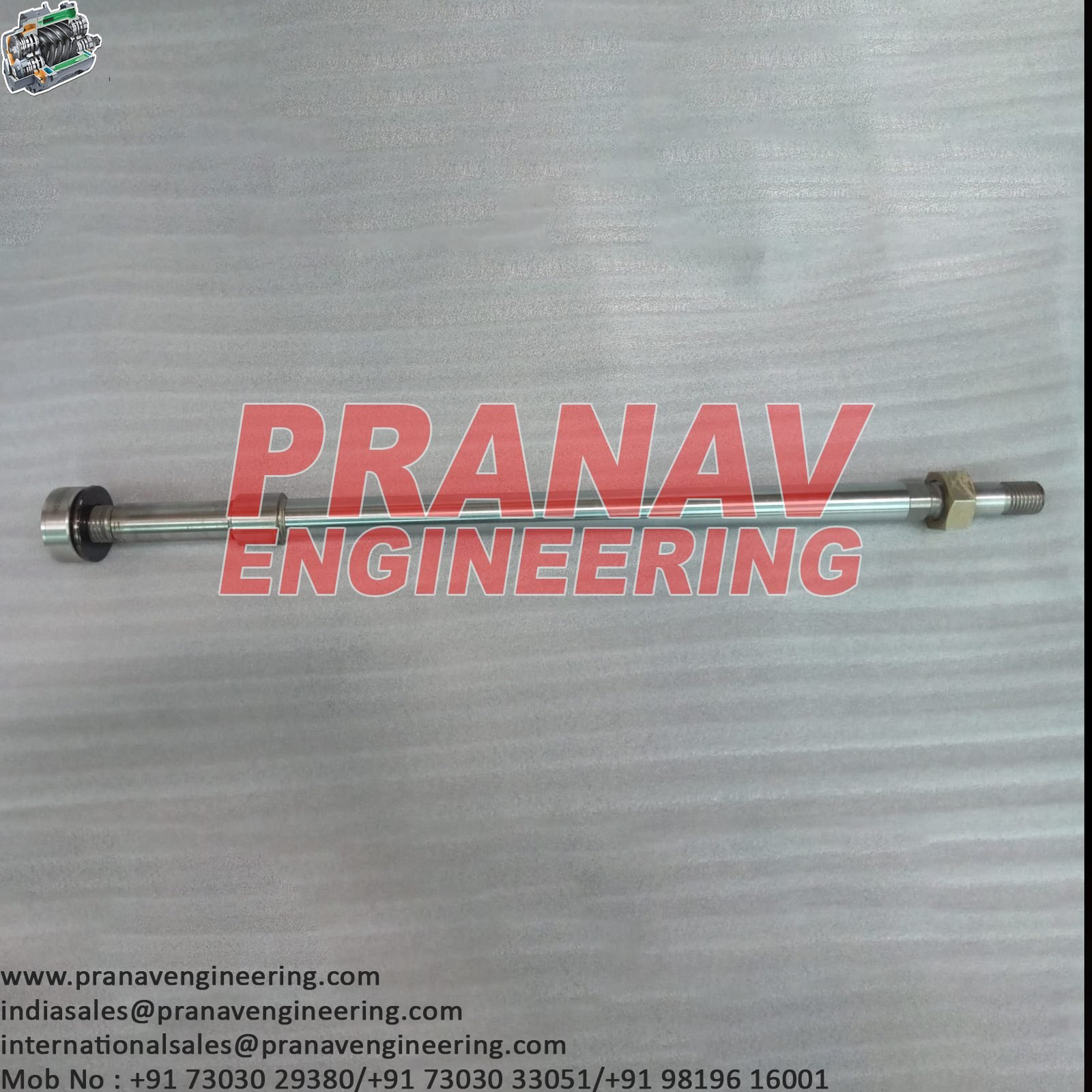 PISTON ROD WITH NUT-1901002591 - Image 2