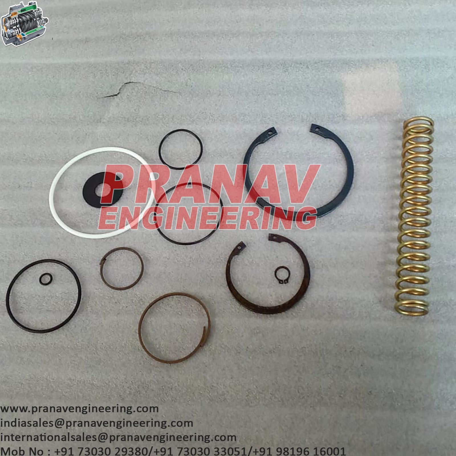 INTAKE VALVE KIT WITH ALUMINIUM PARTS-22551972