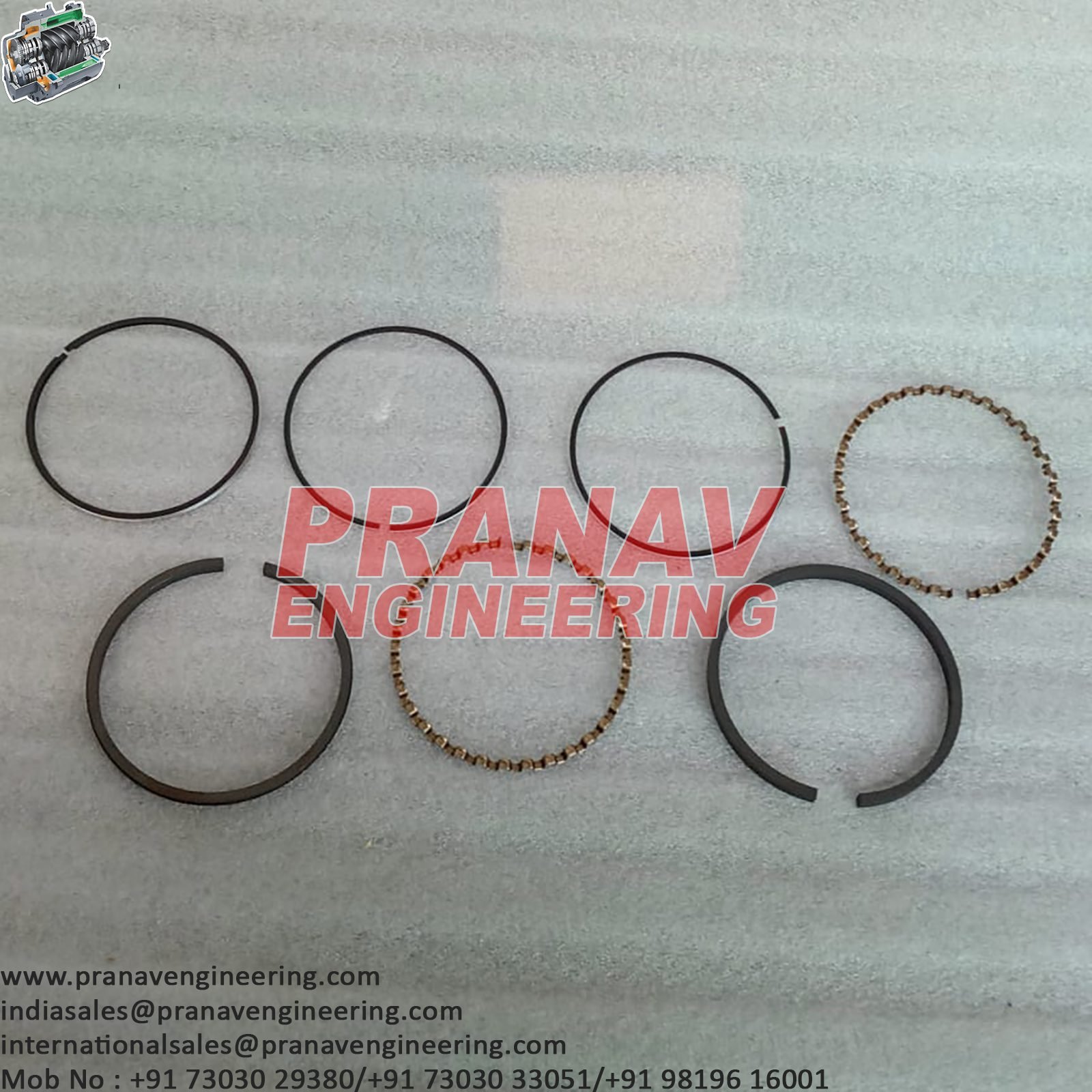 PISTON RING SET-30423537 - Image 2