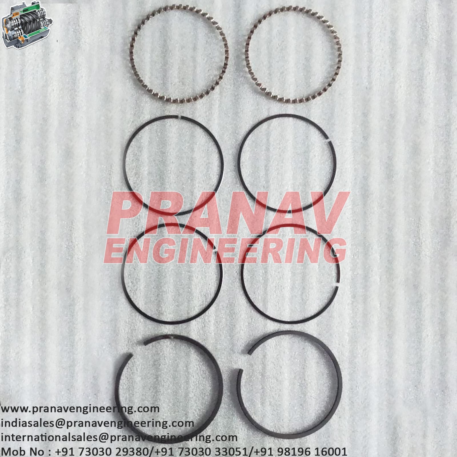 PISTON RING SET-30423610