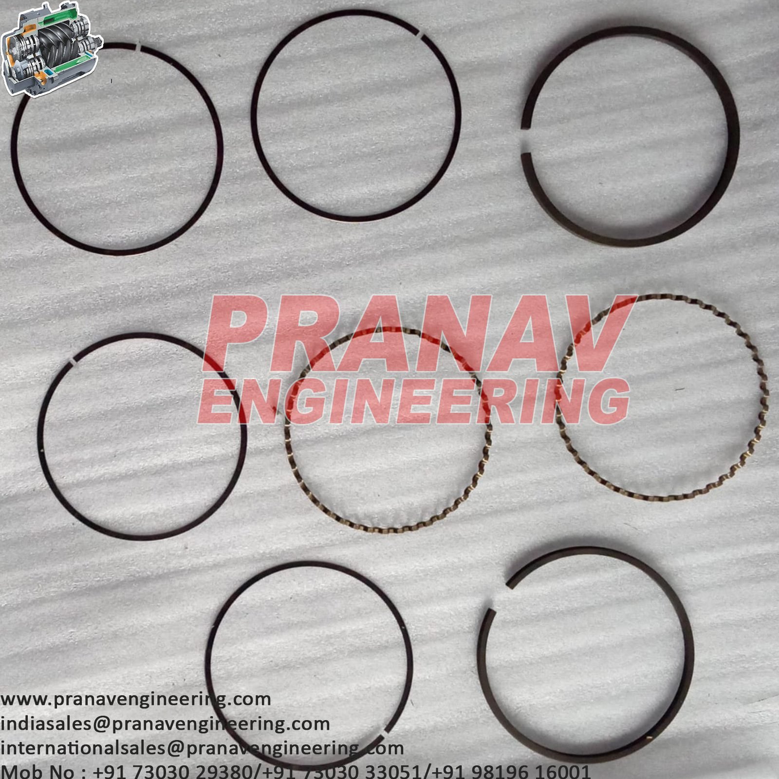 PISTON RING SET-32194144