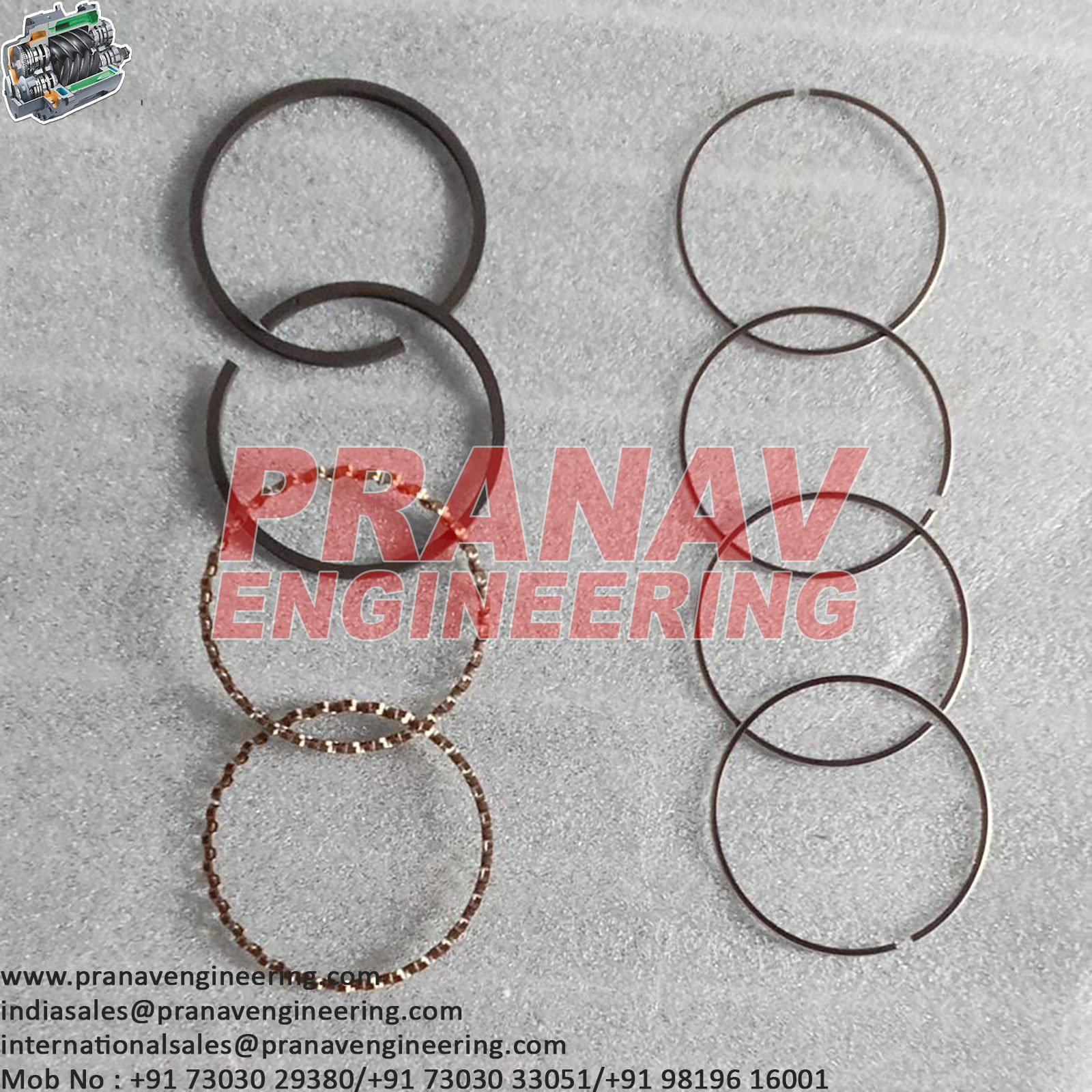PISTON RING SET-32198335