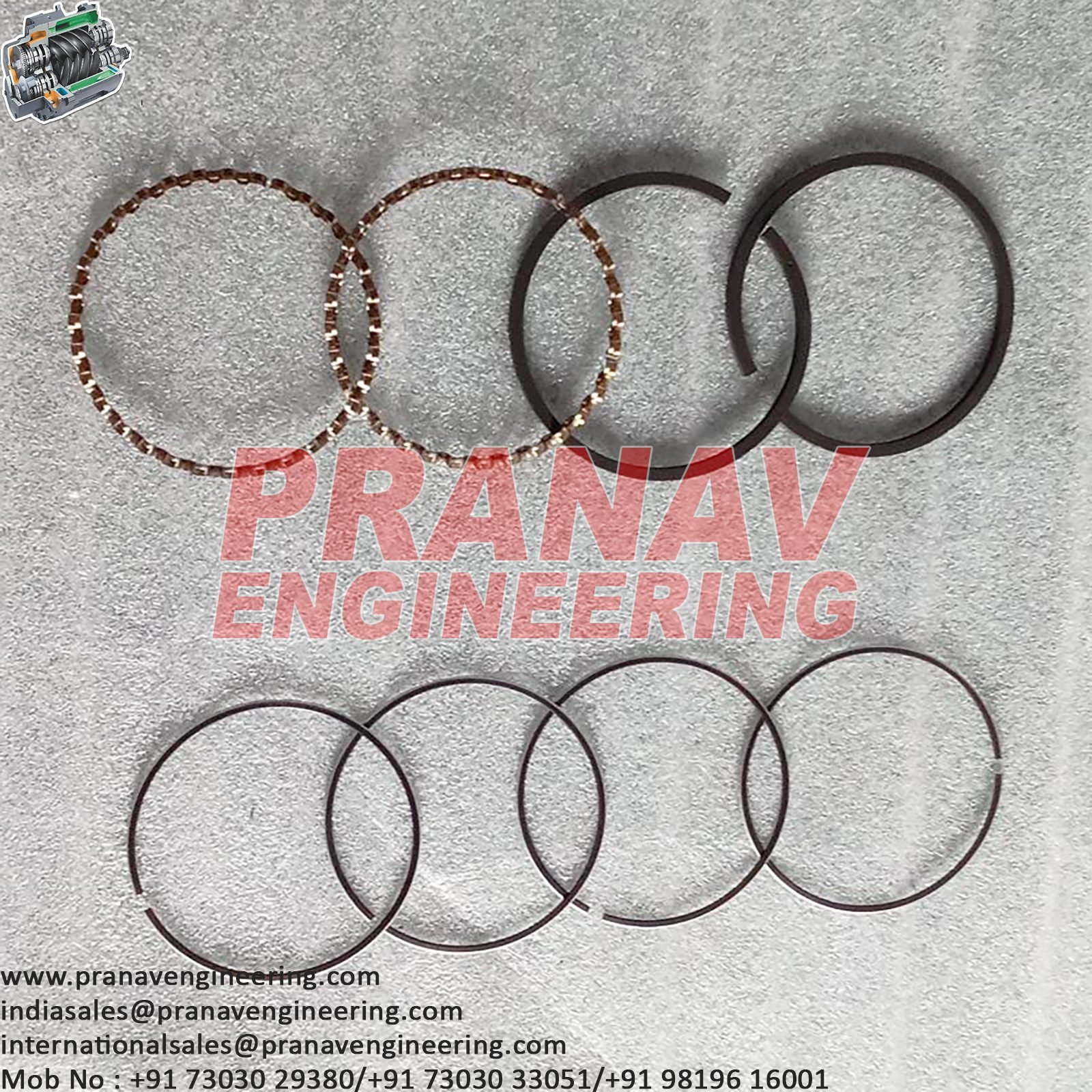 PISTON RING SET-32198335 - Image 3