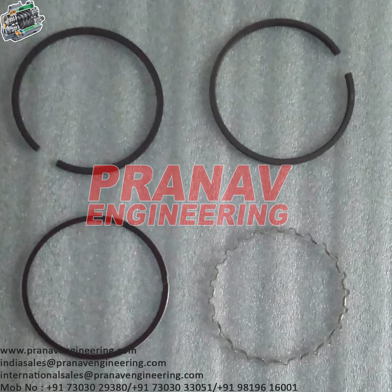 PISTON RING SET-32307910 - Image 2