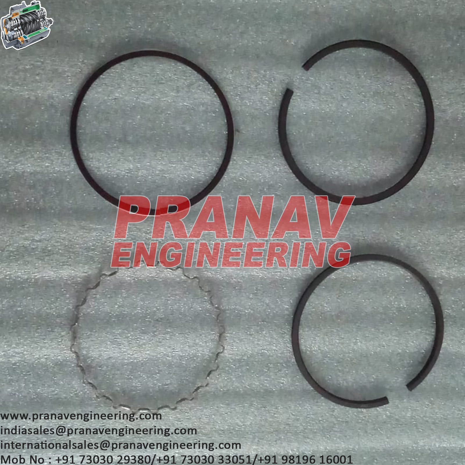 PISTON RING SET-32307910 - Image 3