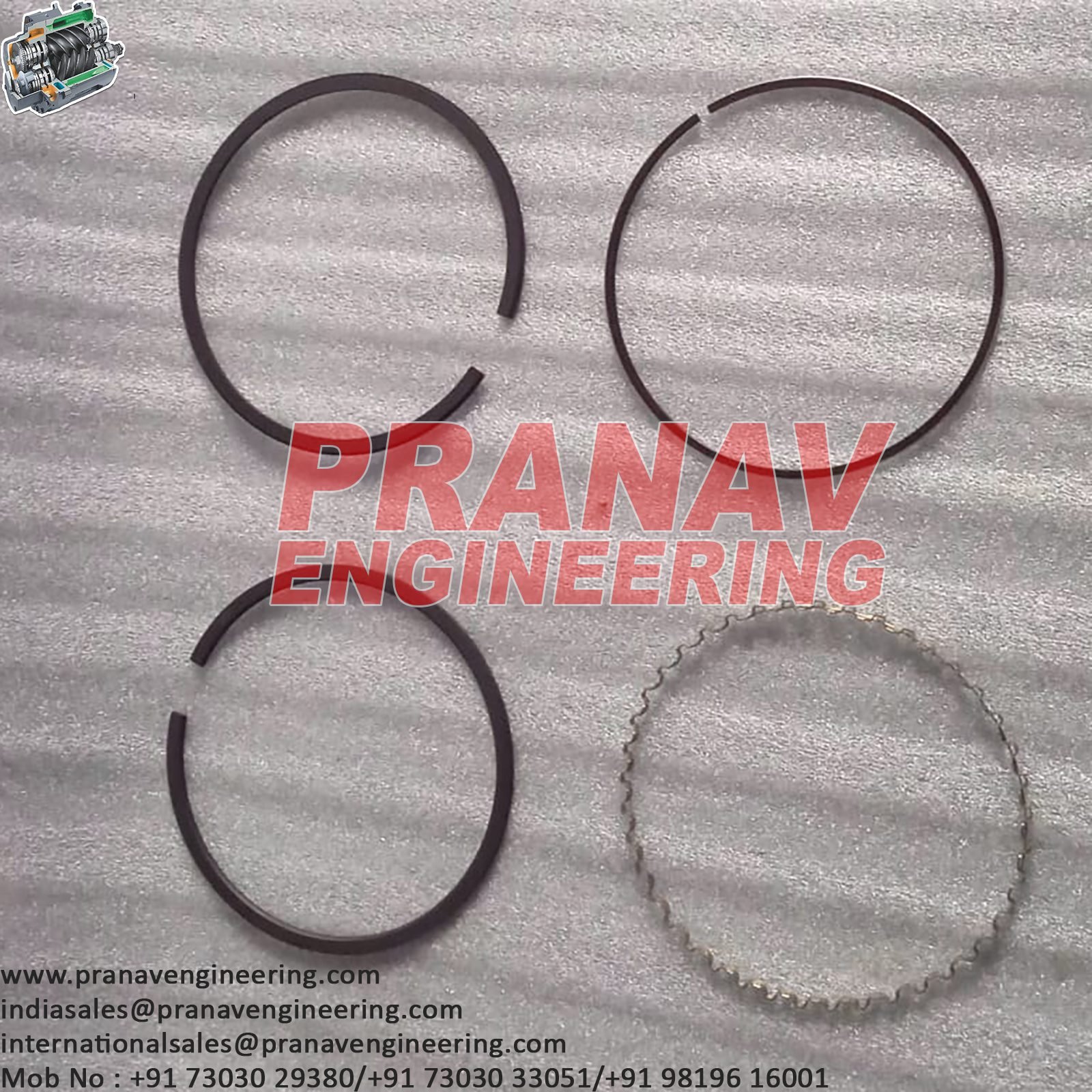 PISTON RING SET-32307928 - Image 2