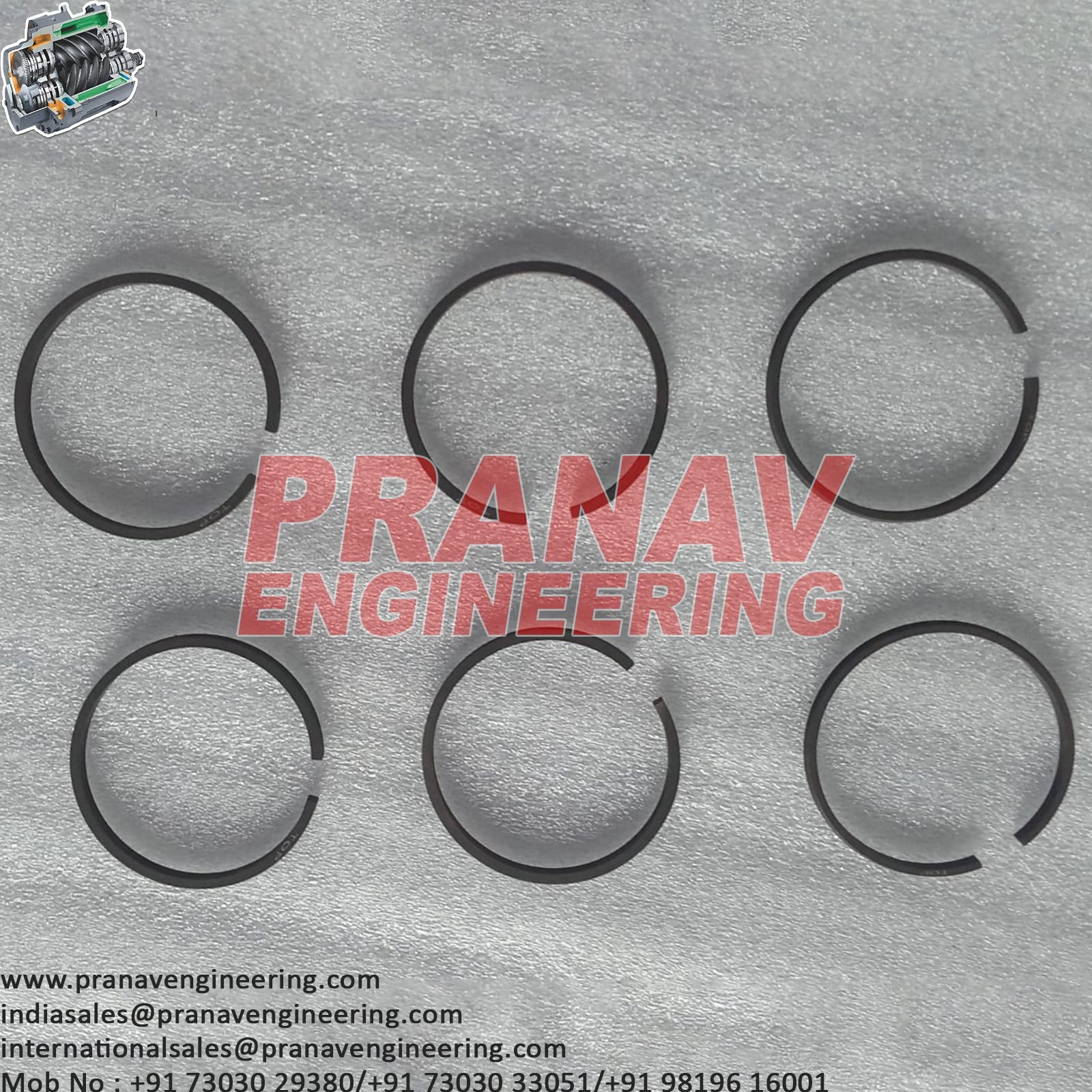 PISTON RING SET-37138146