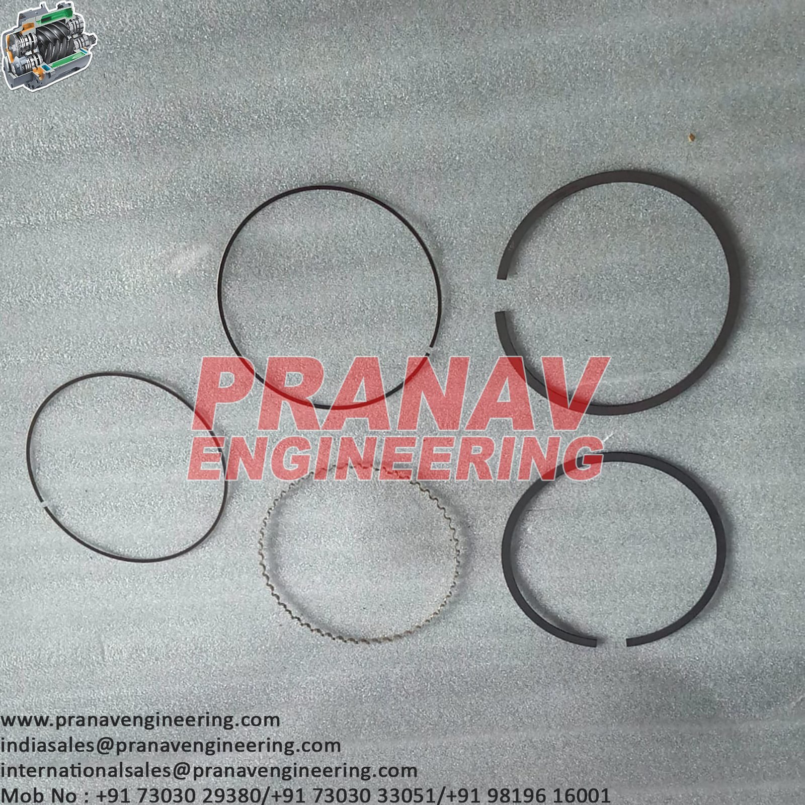 PISTON RING SET-70241971