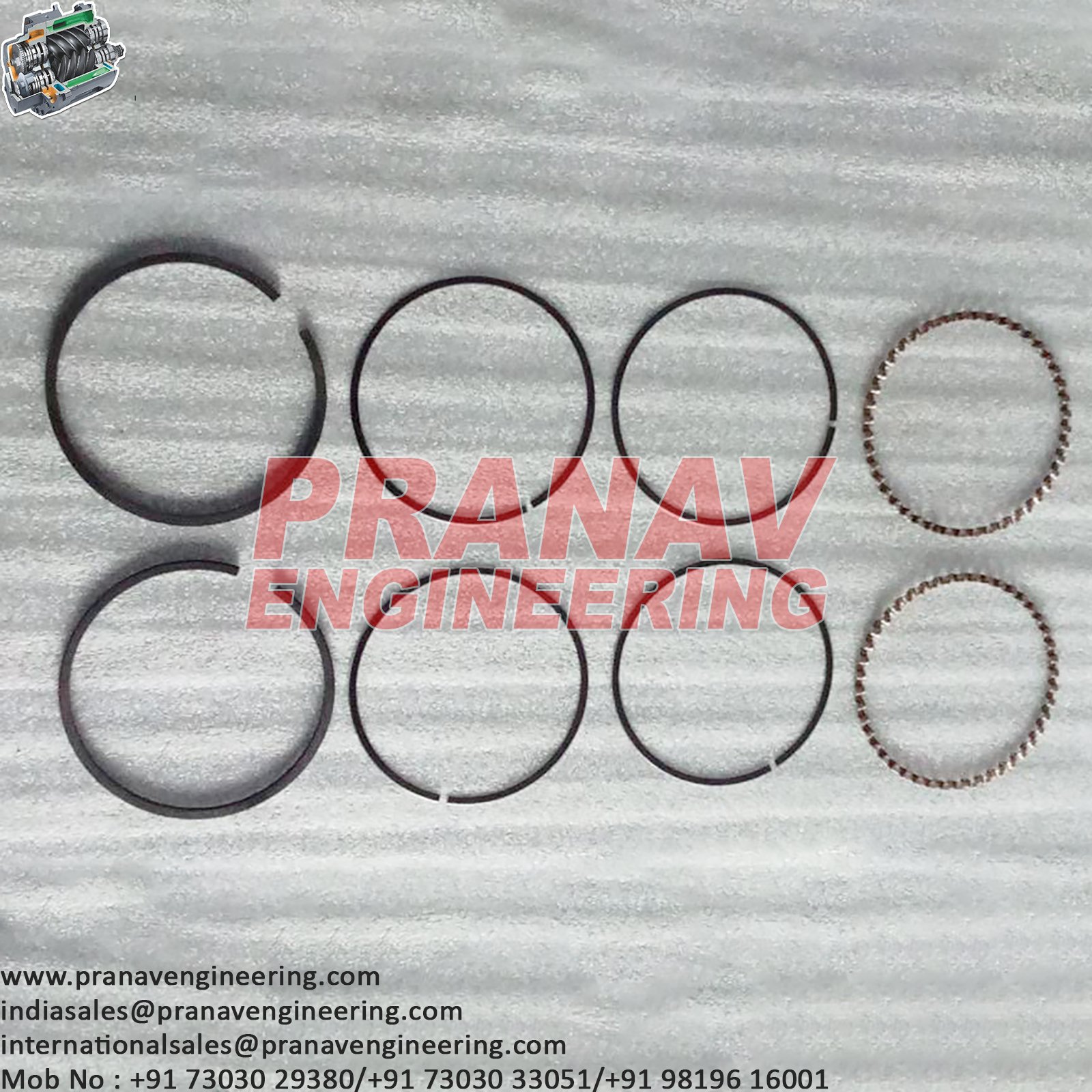 PISTON RING SET-X1457T14A