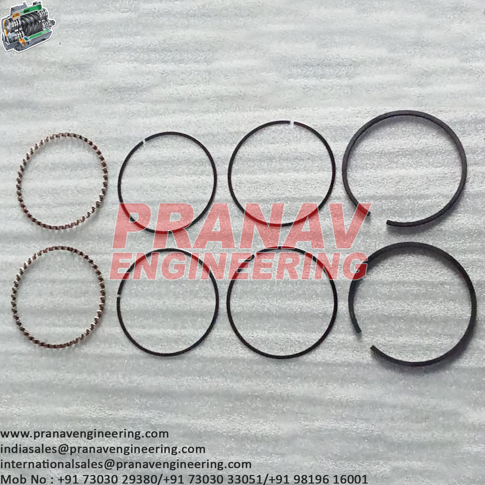 PISTON RING SET-X1457T14A