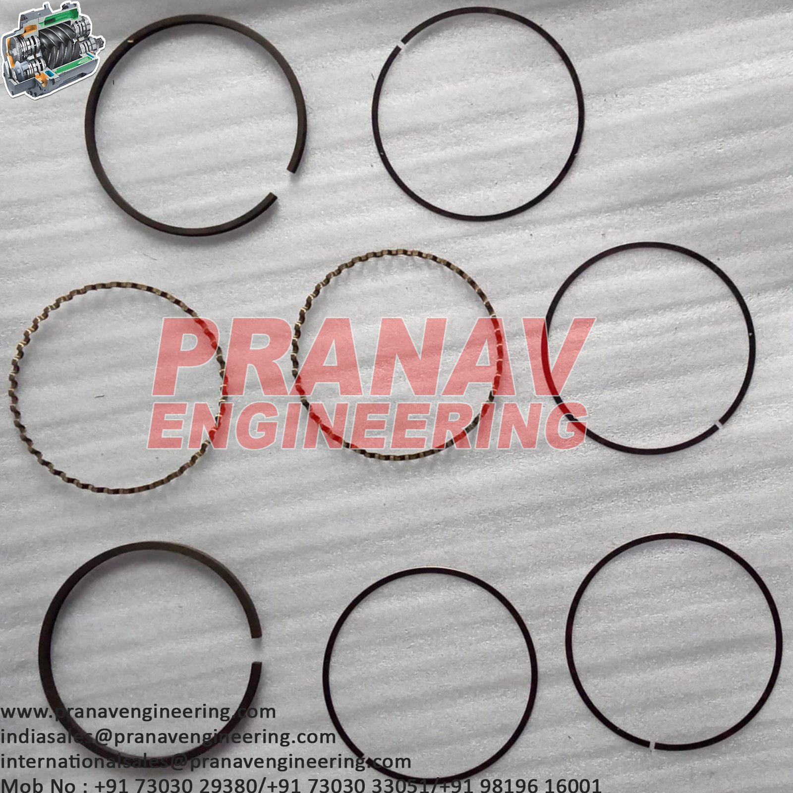PISTON RING SET-X1457T48A